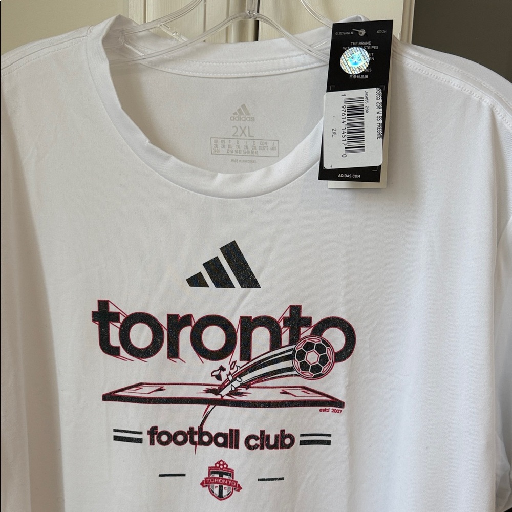 Adidas White Toronto Football Club Tee